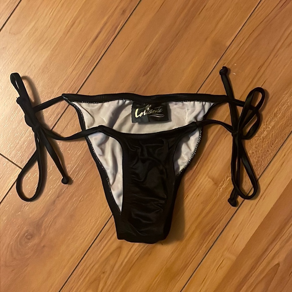 Collante black bathing suit bottom size Small